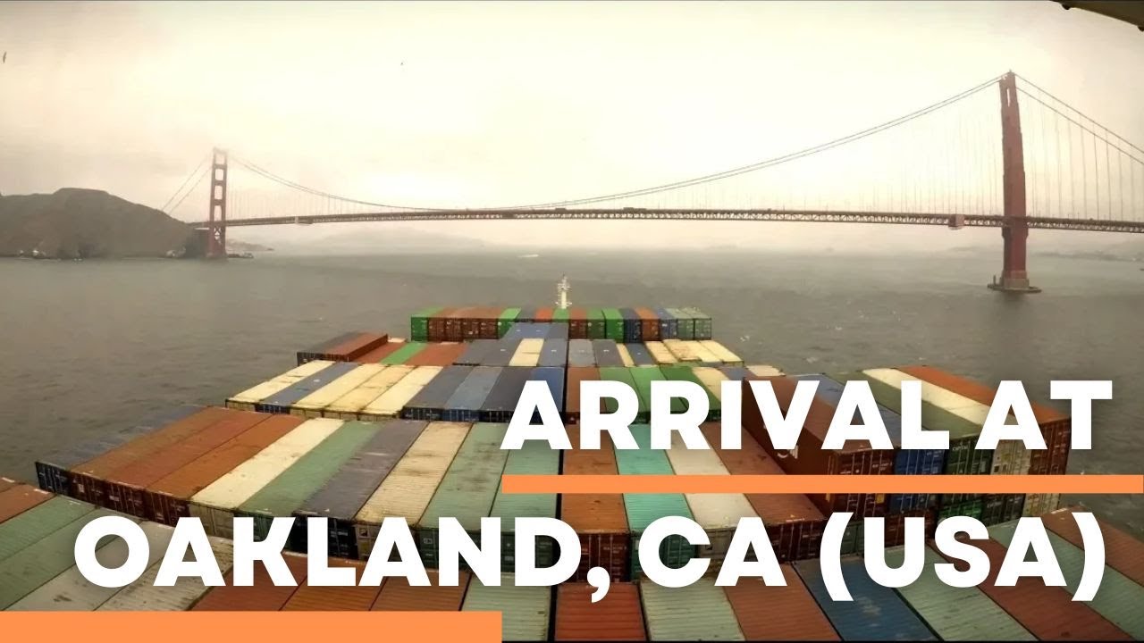 Time-lapse - Arrival at Oakland, San Francisco Bay Area