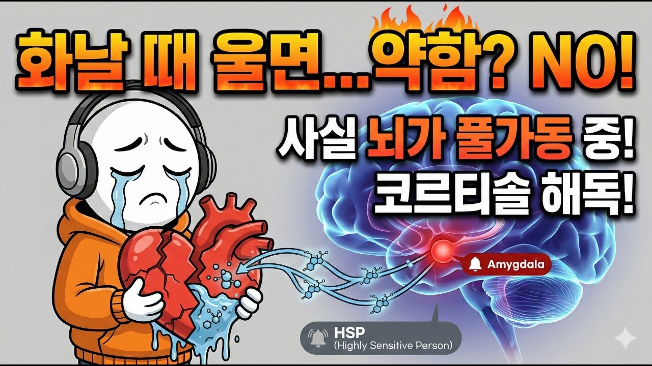 화날 때 눈물부터 난다면? 당신의 뇌가 '천재'라는 증거 (부제: 지금 해독 중입니다)  #동기부여 #자기계발 #미루는습관 #실행력 #뇌과학 #목표달성