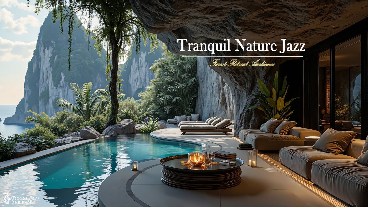 Освежающий Джаз В Спокойной Природной Атмосфере | Умиротворяющий, Согревающий Джаз Для Снятия Стр...
