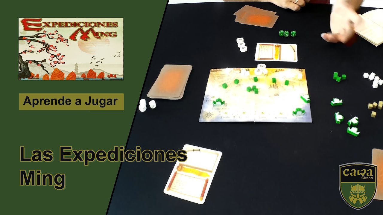 Las Expediciones Ming, explicamos como jugarlo con dos jugadores!