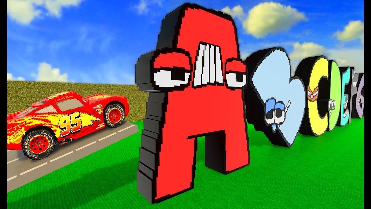 McQueen crashing at letters from Alphabet Lore 💥| TEARDOWN