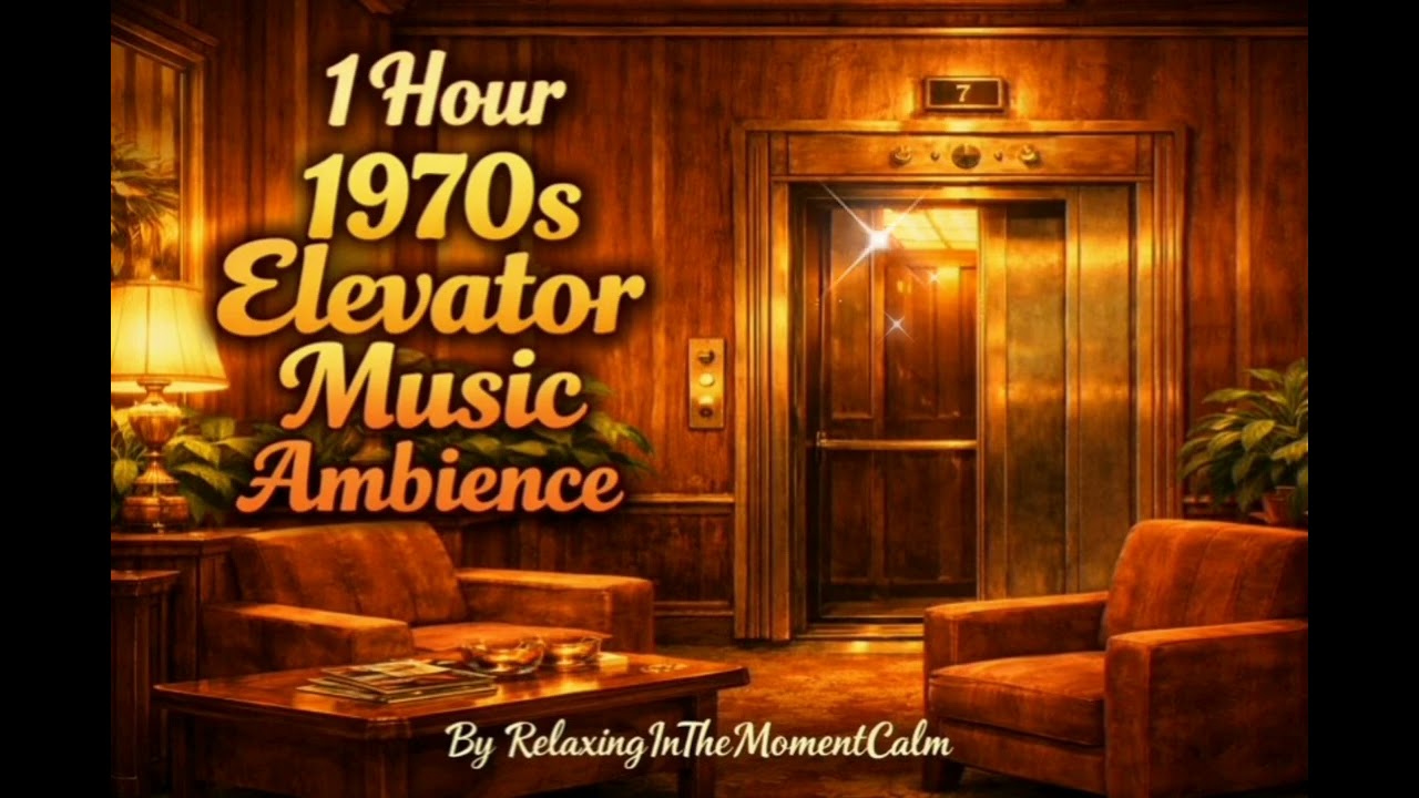 1970's Elevator Music Ambience • Relaxing • Background Music