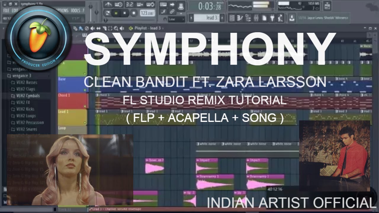 Symphony - Clean Bandit ft. Zara Larsson (FL Studio Remix) Tutorial & FLP.