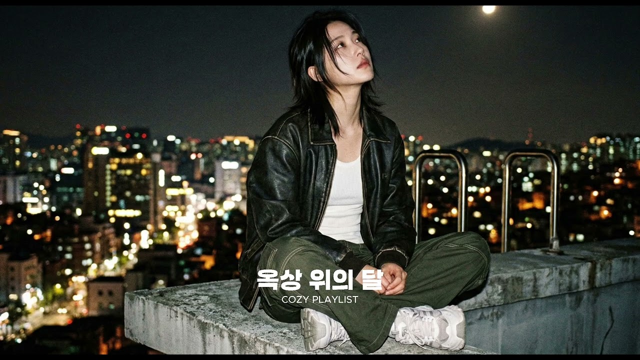 옥상 위의 달 : 유난히 밝은 오늘 밤, 너에게 닿지 못한 나의 진심 #새벽감성 #이별노래 #감성노래 #인디음악 #lofi