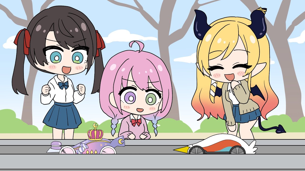 SubaChocoLuna Become Gyarus who are Nice to Otakus, but Ultimately End Up Going to a Mi〇4WD Race