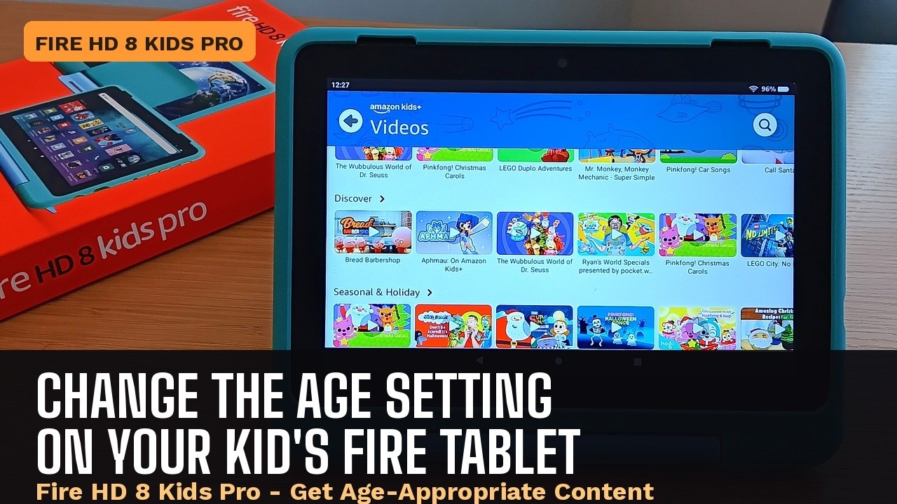 How to Change the Content Age Setting on a Fire Kids Tablet