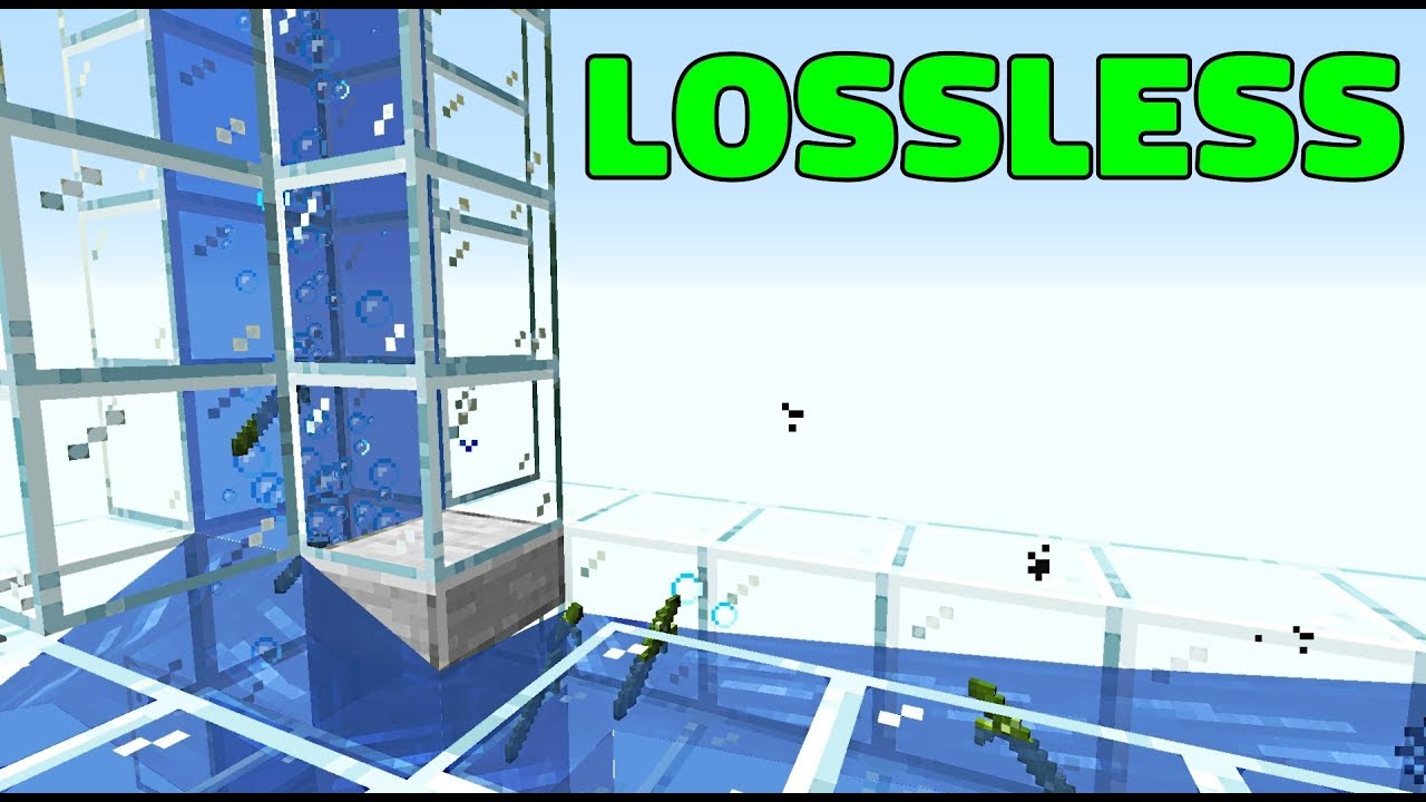 Perfect Lossless Item Elevator! | Minecraft [CHECK description]