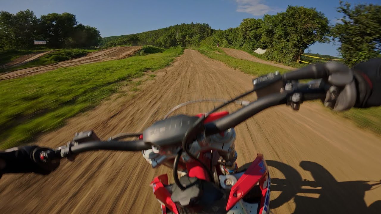 GasGas 85 ccm and beautiful track