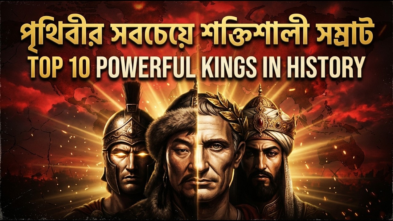 দুনিয়ার সবচেয়ে শক্তিশালী সম্রাটদের ইতিহাস | TOP 10 POWERFUL KINGS IN HISTORY