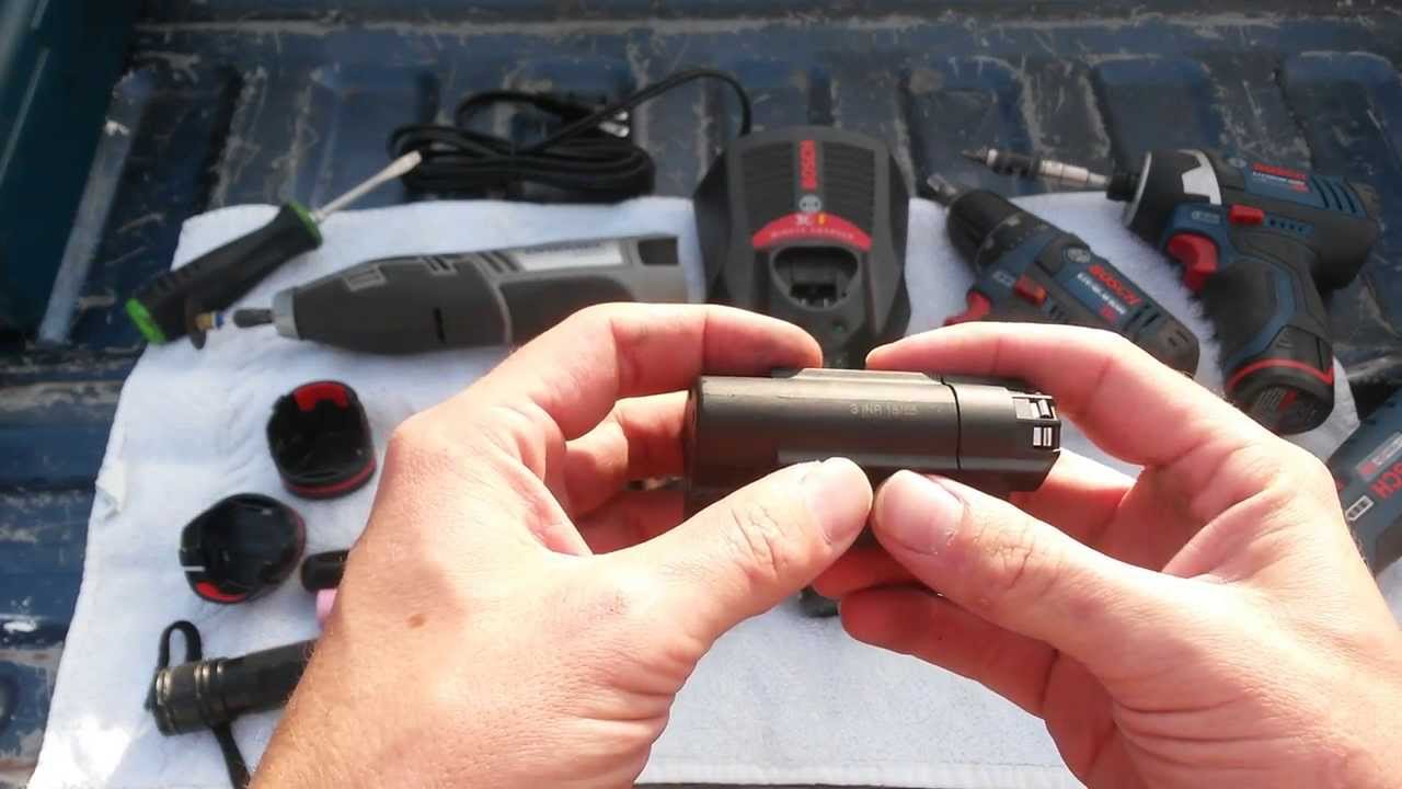Re-Building Bosch & Dremel 12V Max lithium-Ion Battery Packs ~18650 Cells