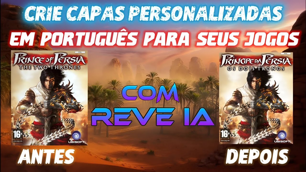 CRIE CAPAS PERSONALIZADAS EM PORTUGUÊS PARA SEUS JOGOS