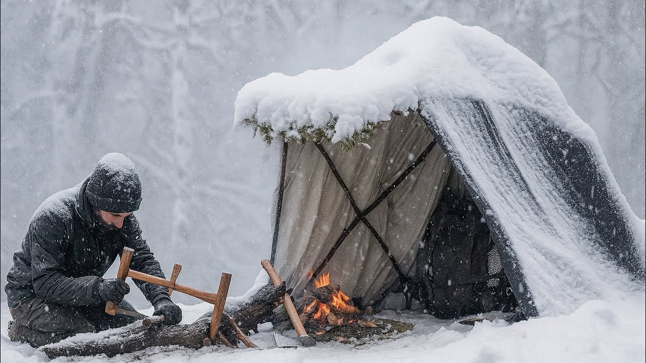 4 Days Alone in a Snowstorm &ndash; Can I Survive the Frozen Wilderness?