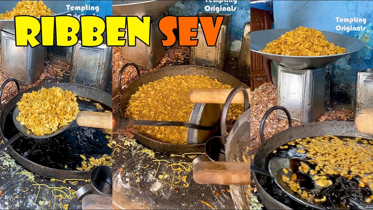 Making of Ribbon Seeval | Indian Street Food  - Tempting