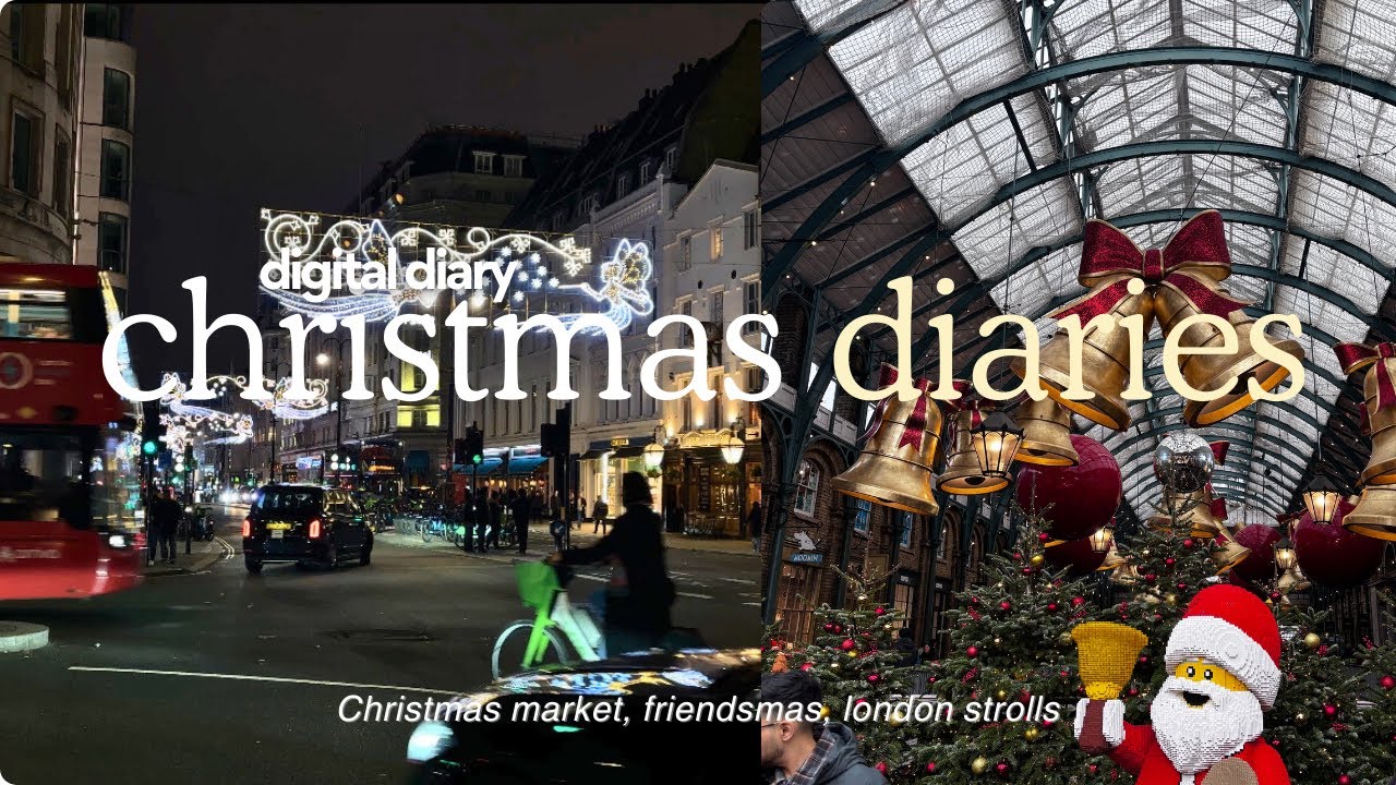  “friendsmas”,cozy london evening,sanrio blind box unboxing, christmas market & yaps ₊✩‧₊˚౨ৎ˚🎄