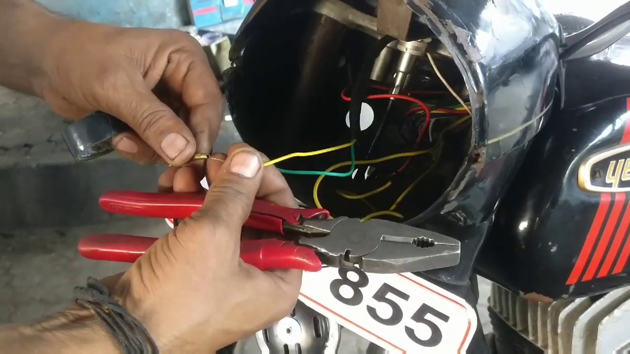 Yezdi  classic 250cc headlight fitting