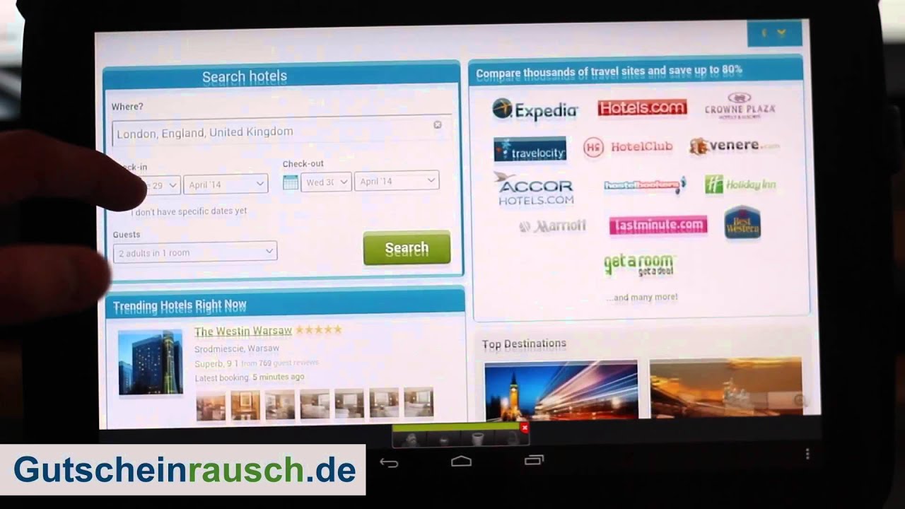 Hotelbox App im Test auf Gutscheinrausch.de