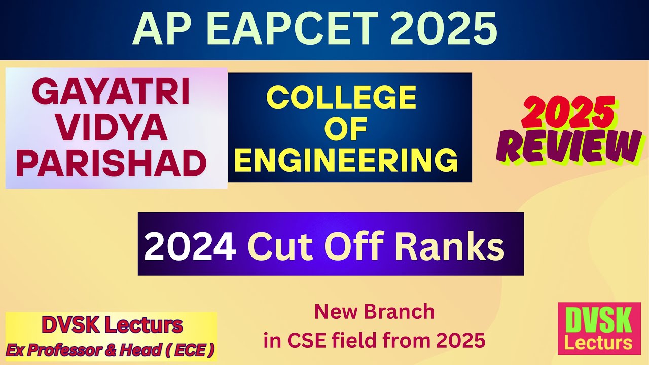 Gayathri Vidya Parishad College of Engineering 2025  || Review || #apeapcet2025 #apeamcet2025