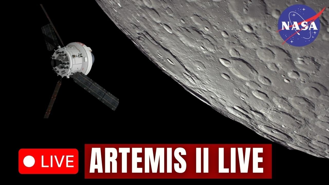LIVE: Artemis II Astronauts Fly Past Moon  | First Crewed Lunar Mission In 50 Years | Orion LIVE