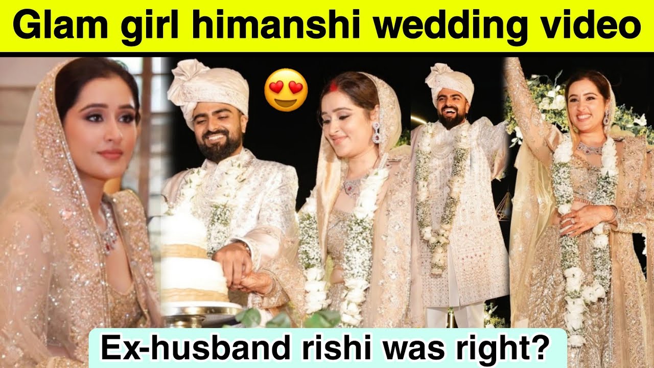 Glam girl himanshi wedding: हिमांशी और नीतीश की शादी हो गई #glamgirl 