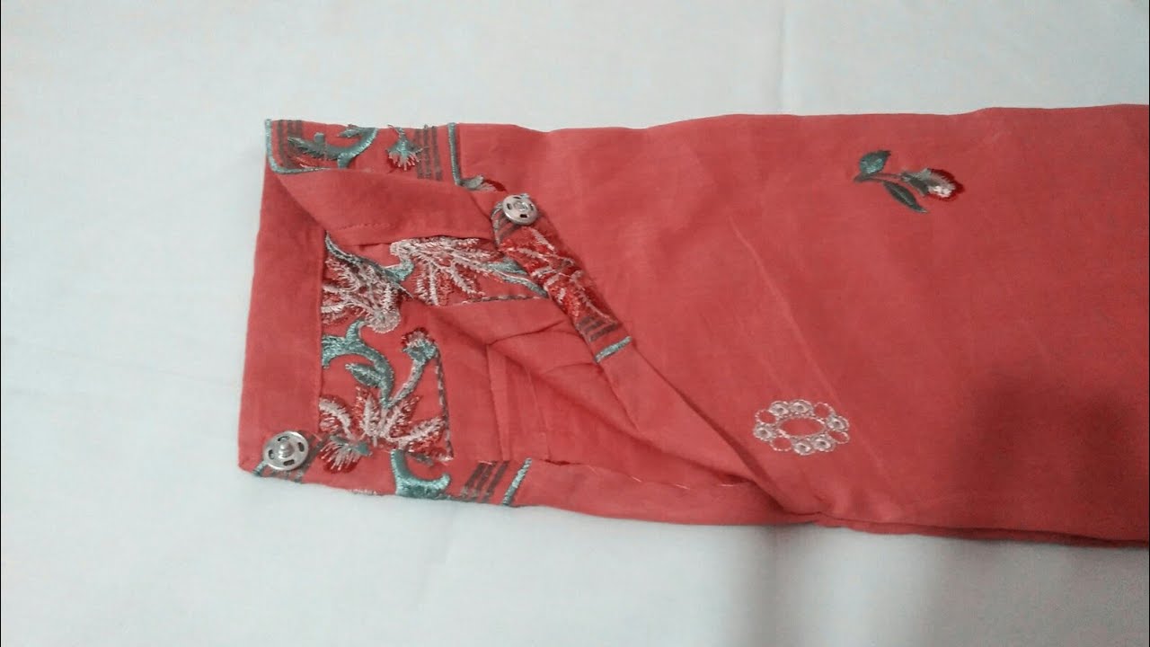 How To Make Sleeves With Tich Button || Tich Button Sleeves By Urwa Fashion Designer