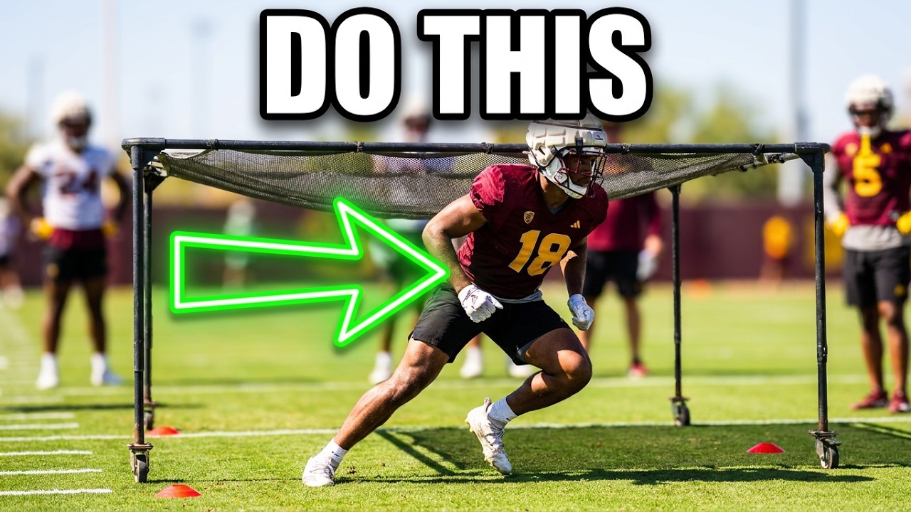 Arizona State LB Coach AJ Cooper - LB Agility Drills (EDD)