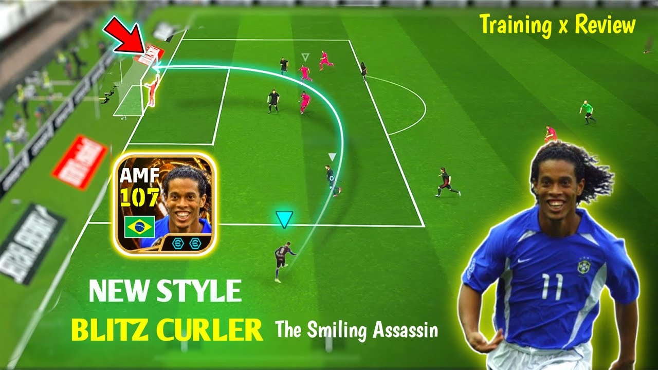 The New Style of Blitz Curler Ronaldinho Here ⚡💀🔥 New Blitz Curler Ronaldinho Review in eFootball 26