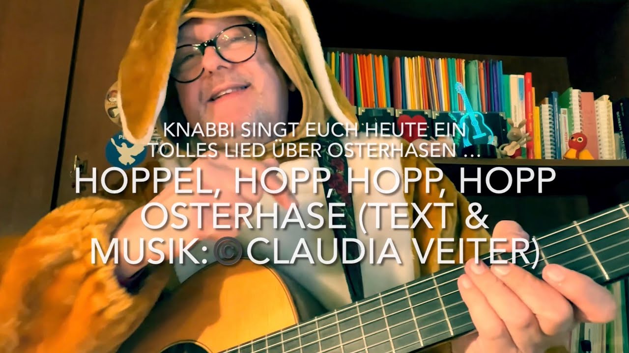 Hoppel, hopp, hopp, hopp Osterhase ( Text & Musik:©️Claudia Veiter ) interpretiert von Jürgen Fastje