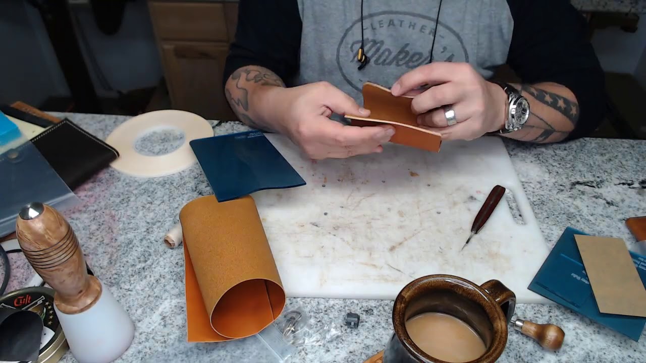 Making the Courtney Wallet with the Maker's Leather Supply Template