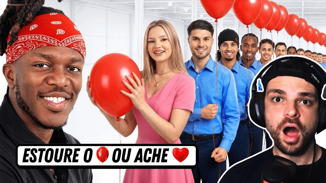 ESTOURE O BALÃO OU ENCONTRE SEU AMOR! (VERSÃO MASCULINA) - React KSI