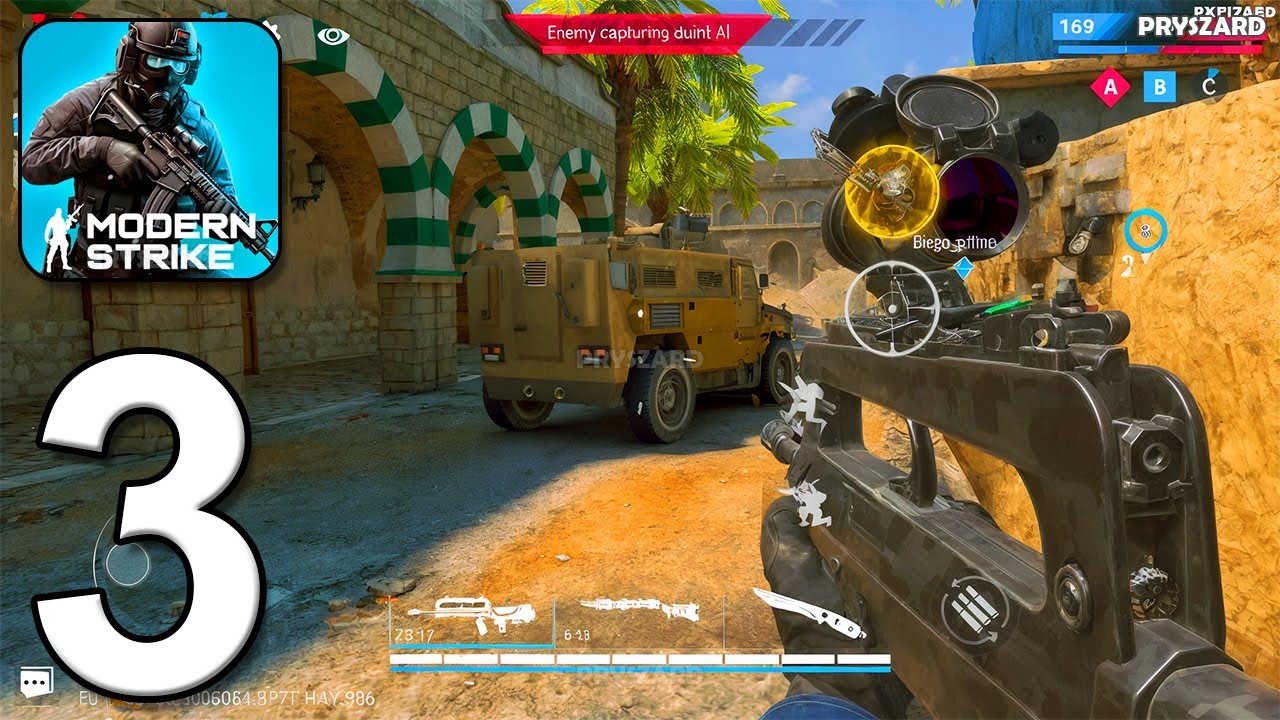 Modern Strike Online - Gameplay Walkthrough Part 3 - New Update (iOS, Android)