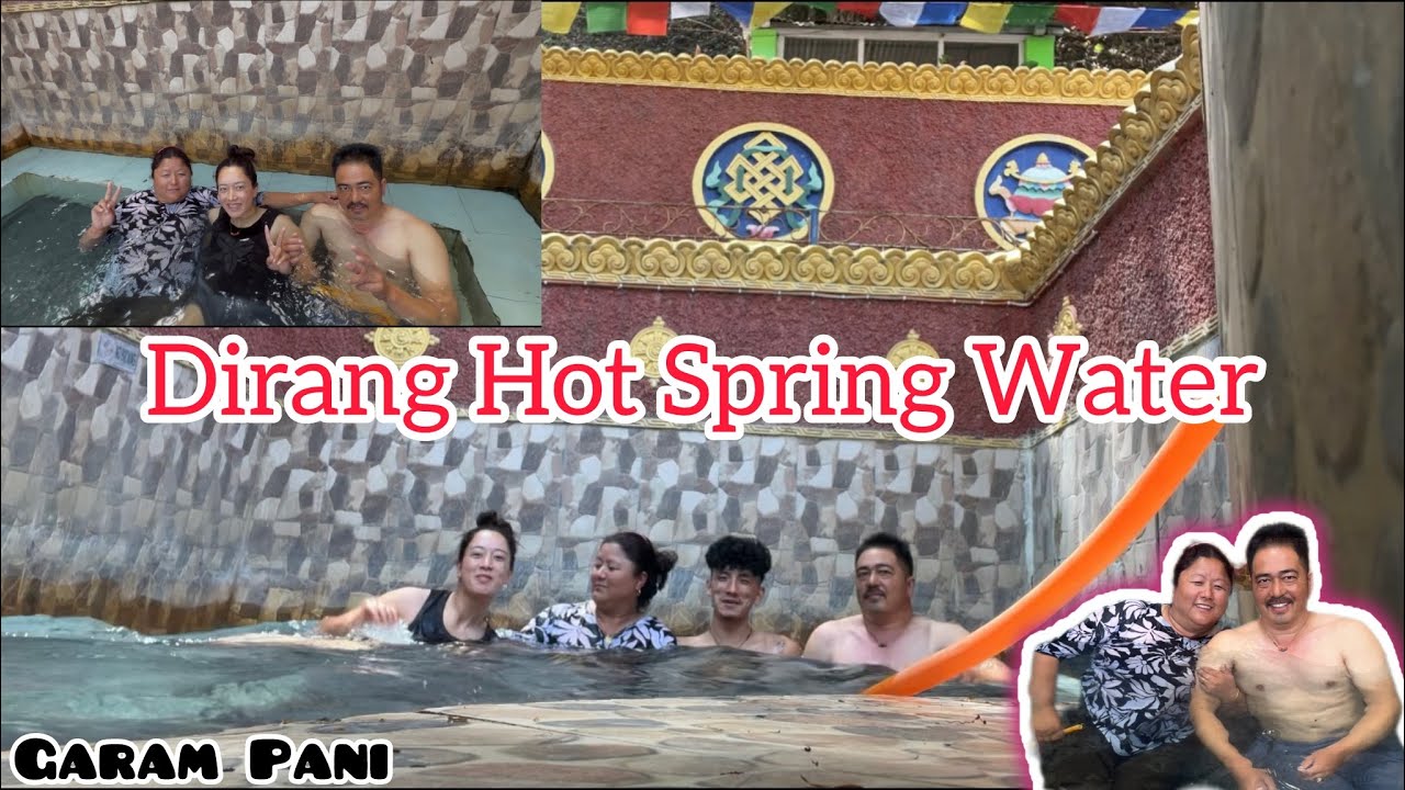 “Relaxing Bliss:Soothing Moments at Dirang Hot Springs”| #arunachalpradesh #relaxing #family