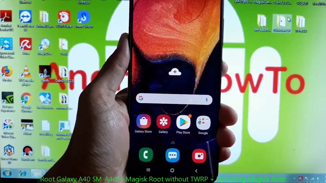 Root Galaxy A40 SM-A405F Magisk Root without TWRP + Fix Losing Magisk Root