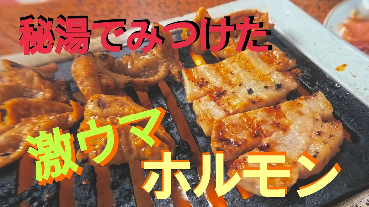 群馬県下仁田町　人里離れた山奥に温泉と自家製ホルモン