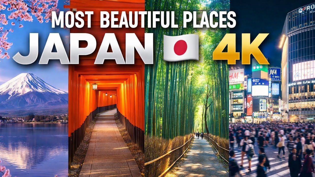 Most Beautiful Places in Japan 🇯🇵 | Mount Fuji, Bamboo Forest & Tokyo Views (4K Travel Video)