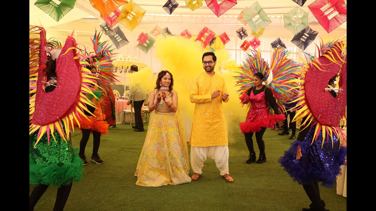 Celebrate the joy, colors, and traditions of a beautiful Haldi Ceremony 💛🌻