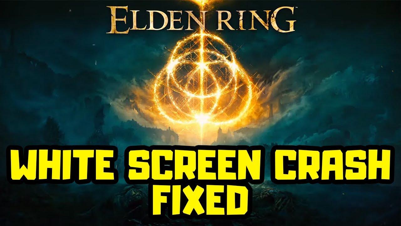 How to FIX ELDEN RING White Screen Crash on PC
