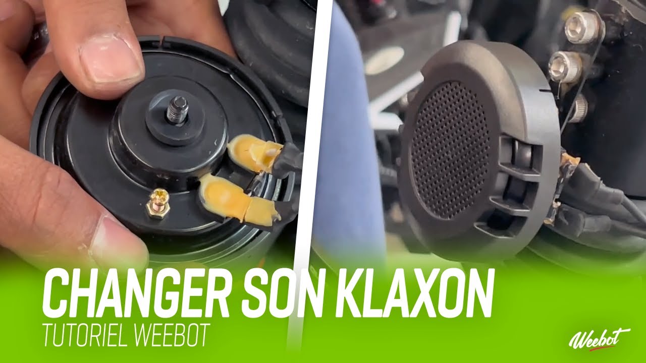 COMMENT CHANGER SON KLAXON DE TROTTINETTE ÉLECTRIQUE ? TUTO WEEBOT