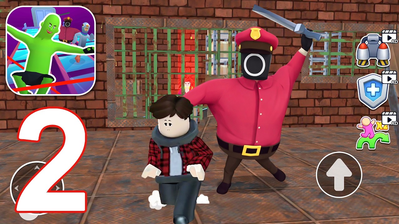Прохождение игры Prison Breakout Parkour Run! Часть 2 - Новое обновление (Android, iOS)