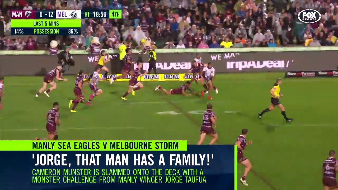 Tafua big hit - Storm vs Sea Eagles