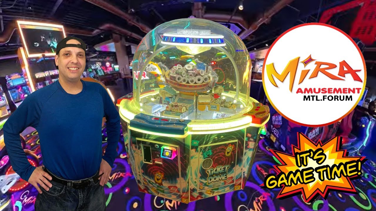 Игровой зал Mira Amusement MTL Forum может стать лучшим местом в Монреале для выигрыша билетов!