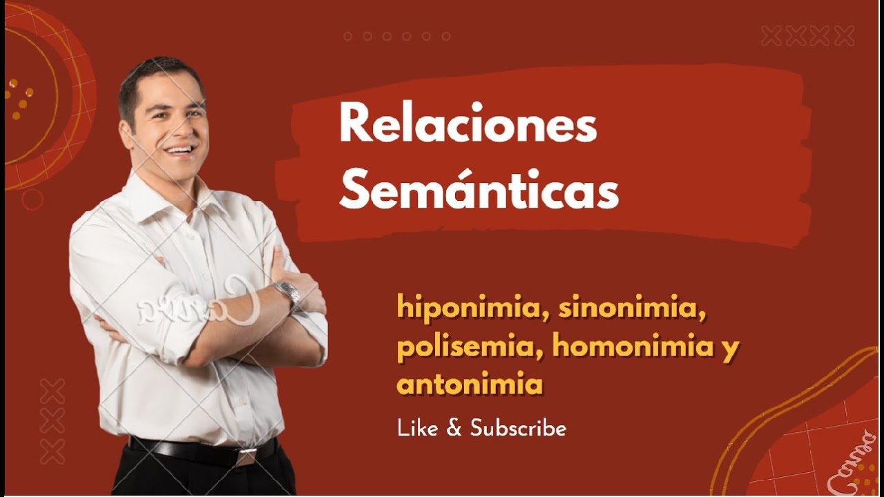 Relaciones semánticas (Sinonimia, Polisemia,Homonimia,Antonimia, Hiperonimia,Hiponimia, Cohiponimia)