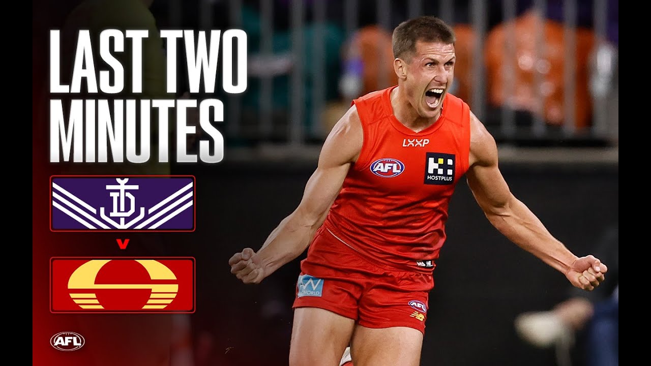 Last Two Minutes: Fremantle v Gold Coast Suns | Elimination Final, 2025 | AFL