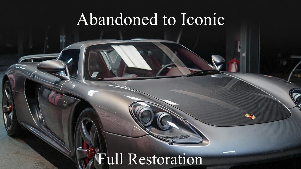 ASMR Porsche Carrera GT 2004 Full Restoration – Abandoned to Better-Than-New