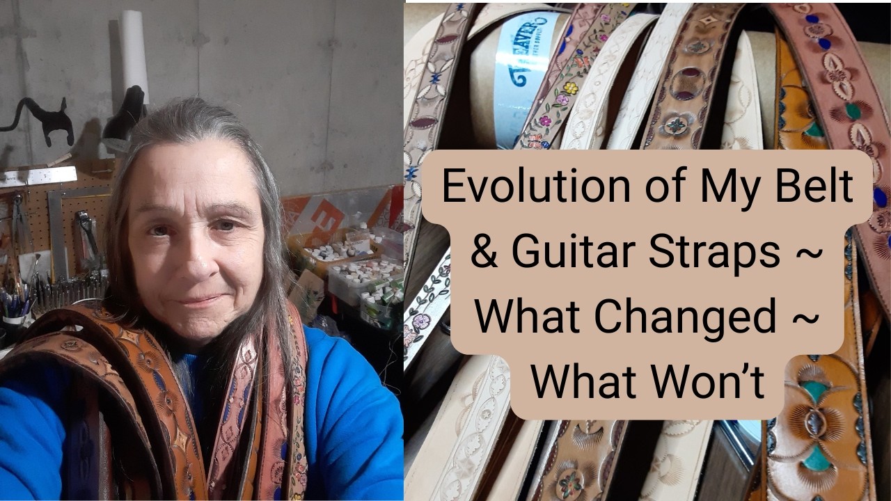 Evolution of My Belt & Guitar Straps ~ What Changed