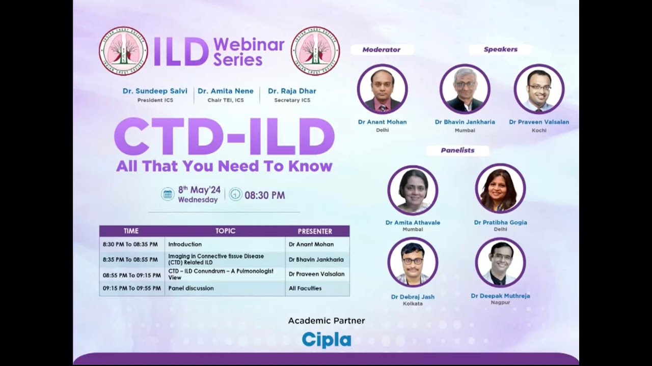 ICS Webinar on CTD-ILD All that you need to know!