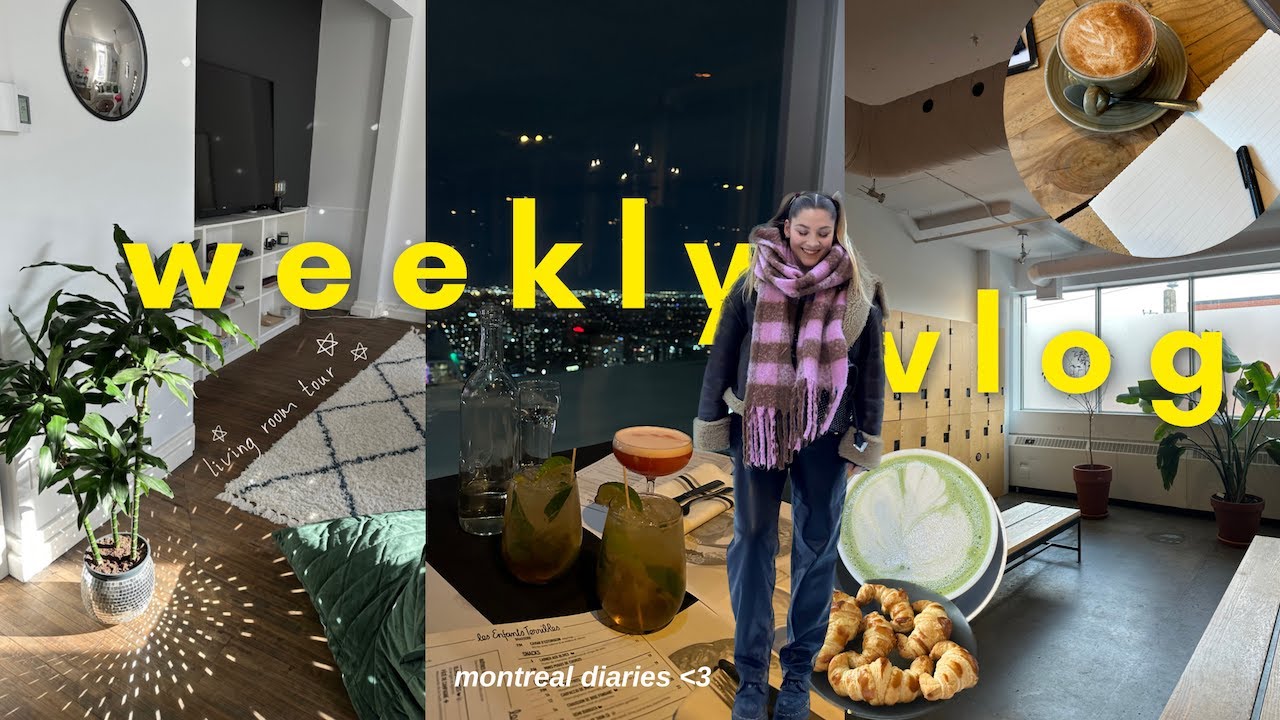 Se lever tôt (essayer), moral à 0 & Igloofest 🌨 | MONTREAL DIARIES ☕️