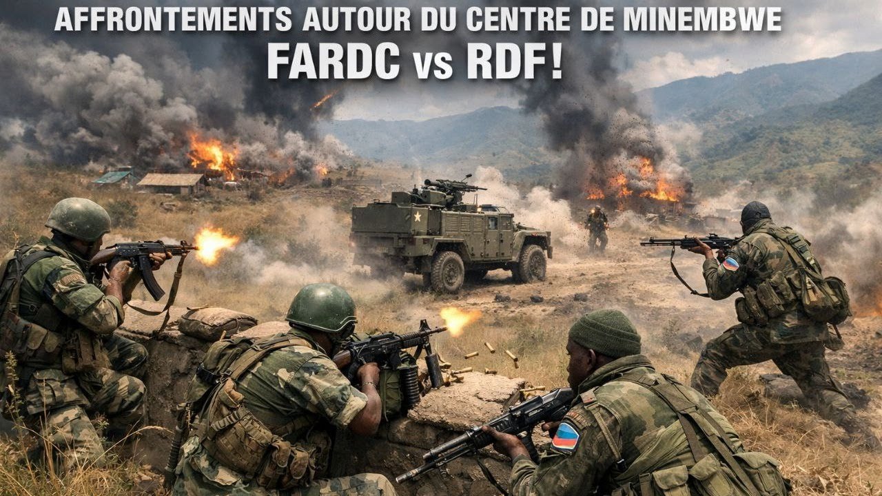 MINEMBWE CENTRE : COMBATS INTENSES ENTRE FARDC/WAZA ET M23/RDF CE 4/3/2026