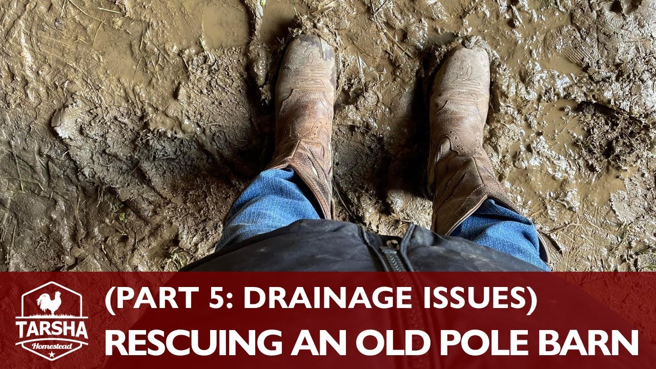 Rescuing An Old Pole Barn (Part 5: Drainage Issues)