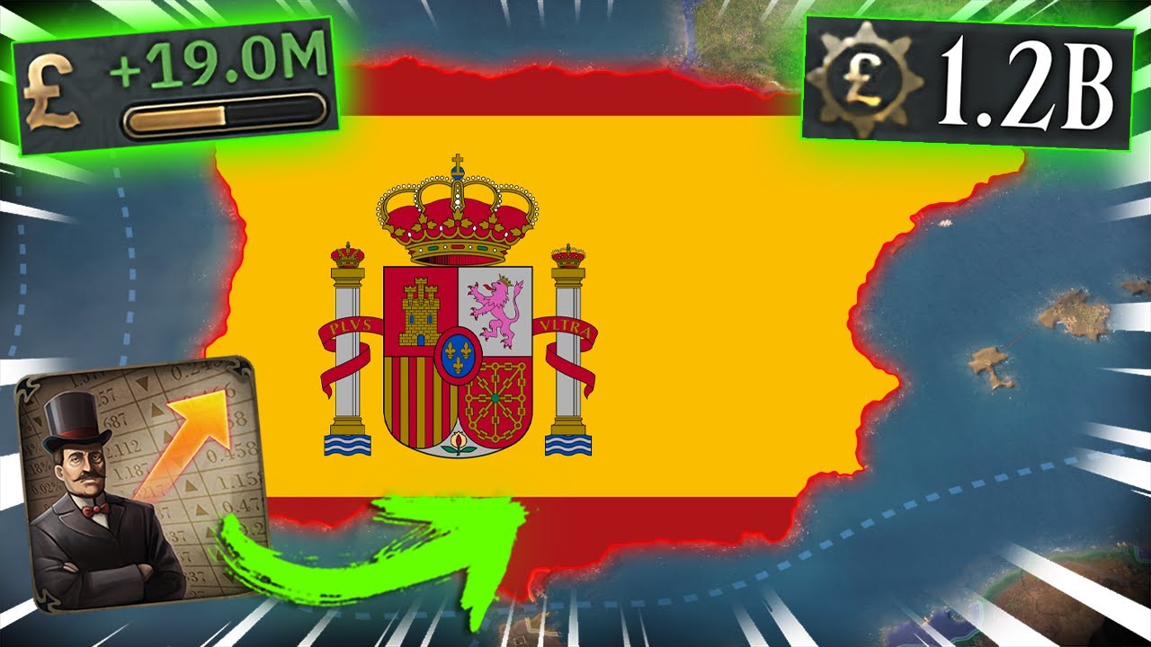 Eu transformei a ESPANHA no maior imperio do Victoria 3