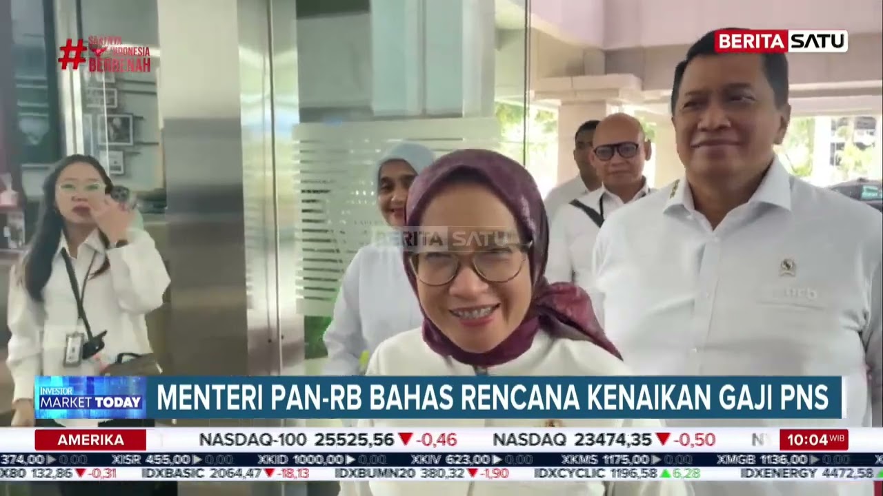 Sambangi Kemenkeu, MenPAN-RB Bahas Kenaikan Gaji ASN 2026 - Investor Daily TV